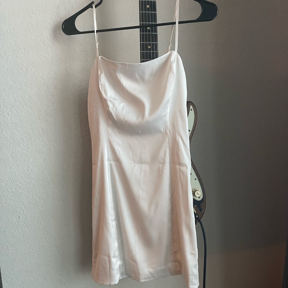 Aritzia Sundays Best Cream Mini Dress
